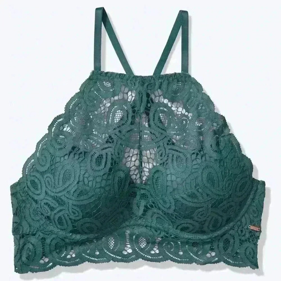 Victoria’s Secret PINK Push-Up,High neck Halter Bralette, XS, excellent like new - Picture 1 of 8